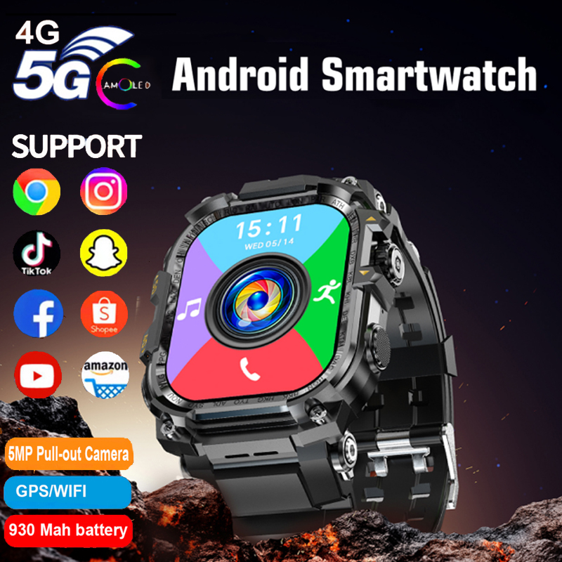 Smartwatch Watches For Women With Gps - 4G Android Mannen Vrouwen Smart Horloge