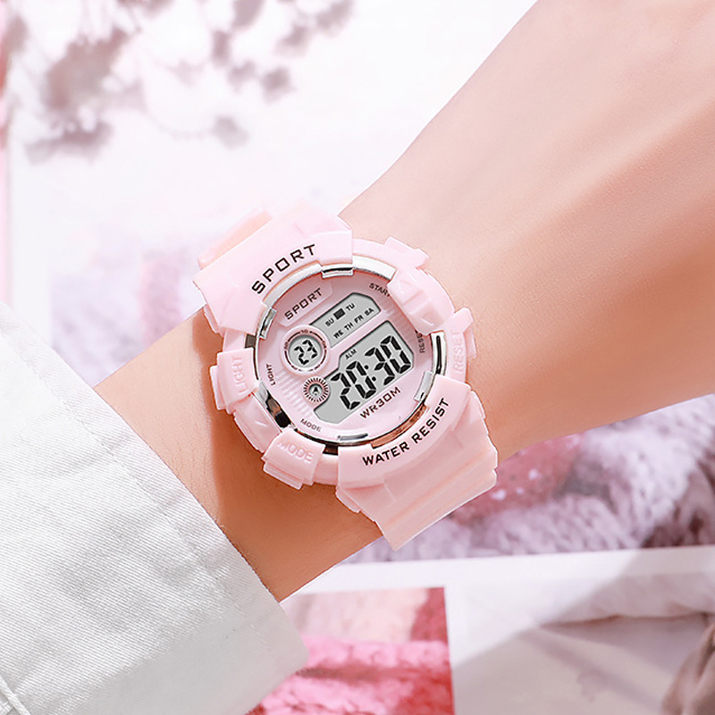 Smartwatch Watches For Kids - Mode kinderhorloges Lichtgevend waterdicht sport digitaal