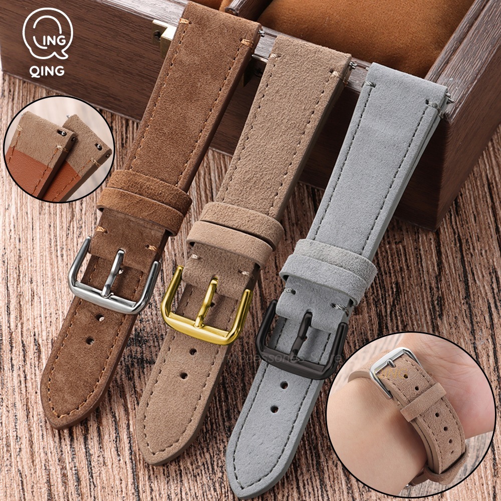 Smartwatch Vintage Watches For Women - 20/22mm Quick Release lederen horlogeband Vintage
