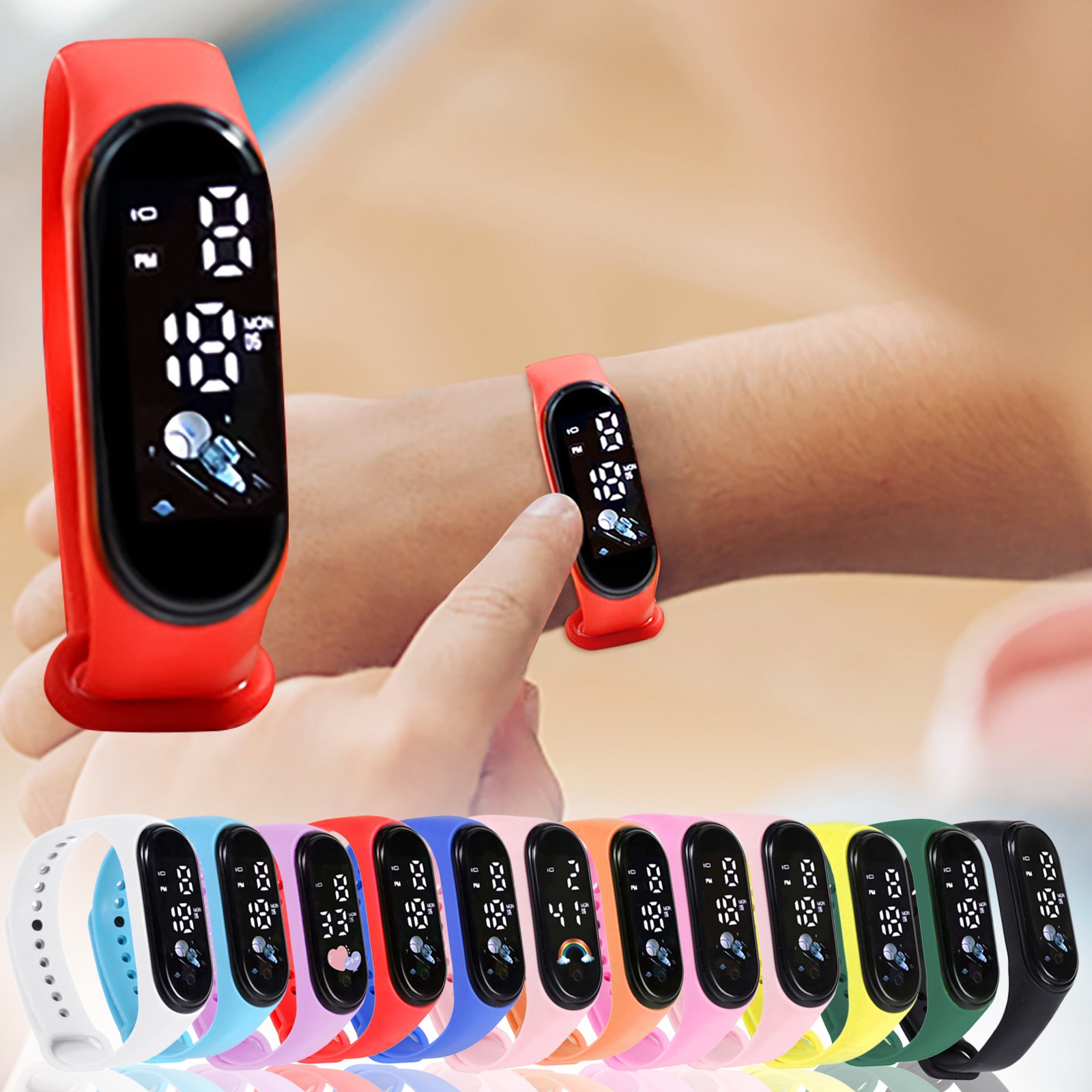 Kawaii Smart Watch voor kinder - Smartwatch Digital Watches For Kid Girl recensie en prijs