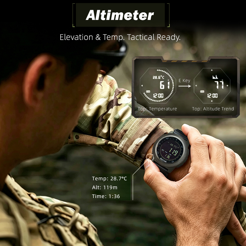 NORTH EDGE APACHE-CF Heren Dig - Altimeter Compass Watch recensie en prijs