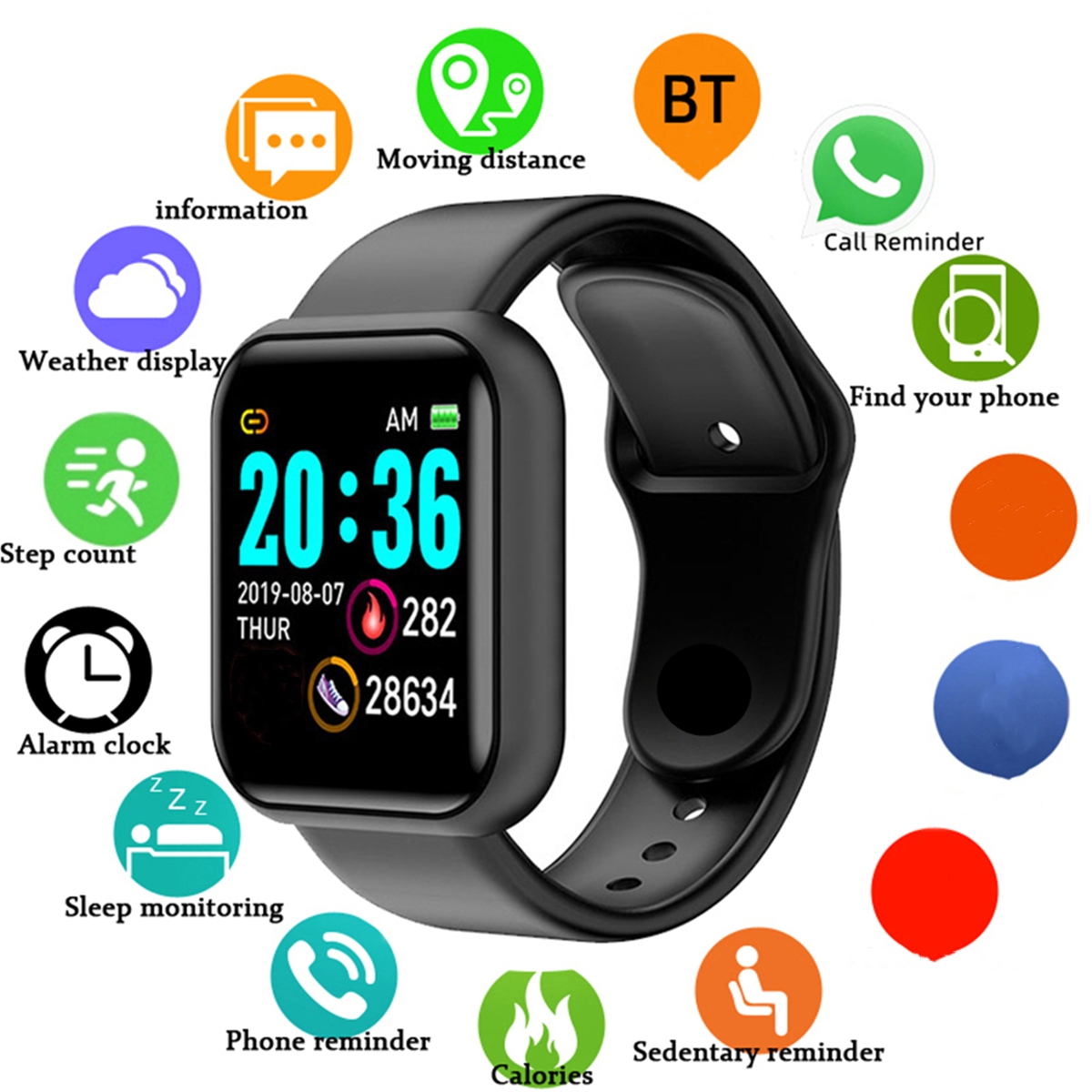 Mannen Slimme Horloges Kleuren - Smartwatch Watches Price recensie en prijs