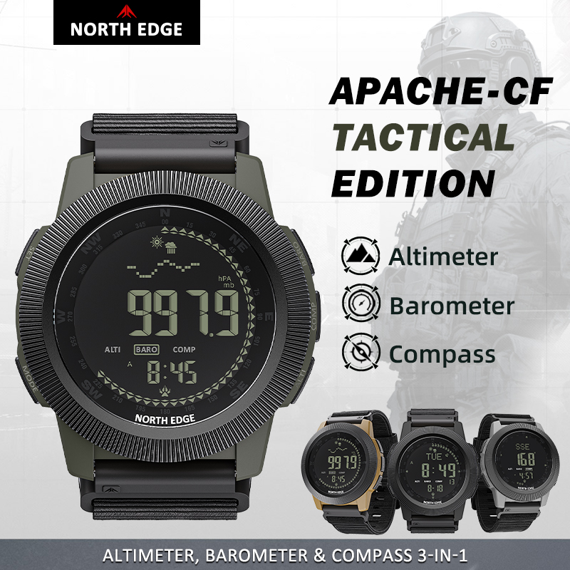 NORTH EDGE APACHE-CF Heren Dig - Altimeter Compass Watch recensie en prijs