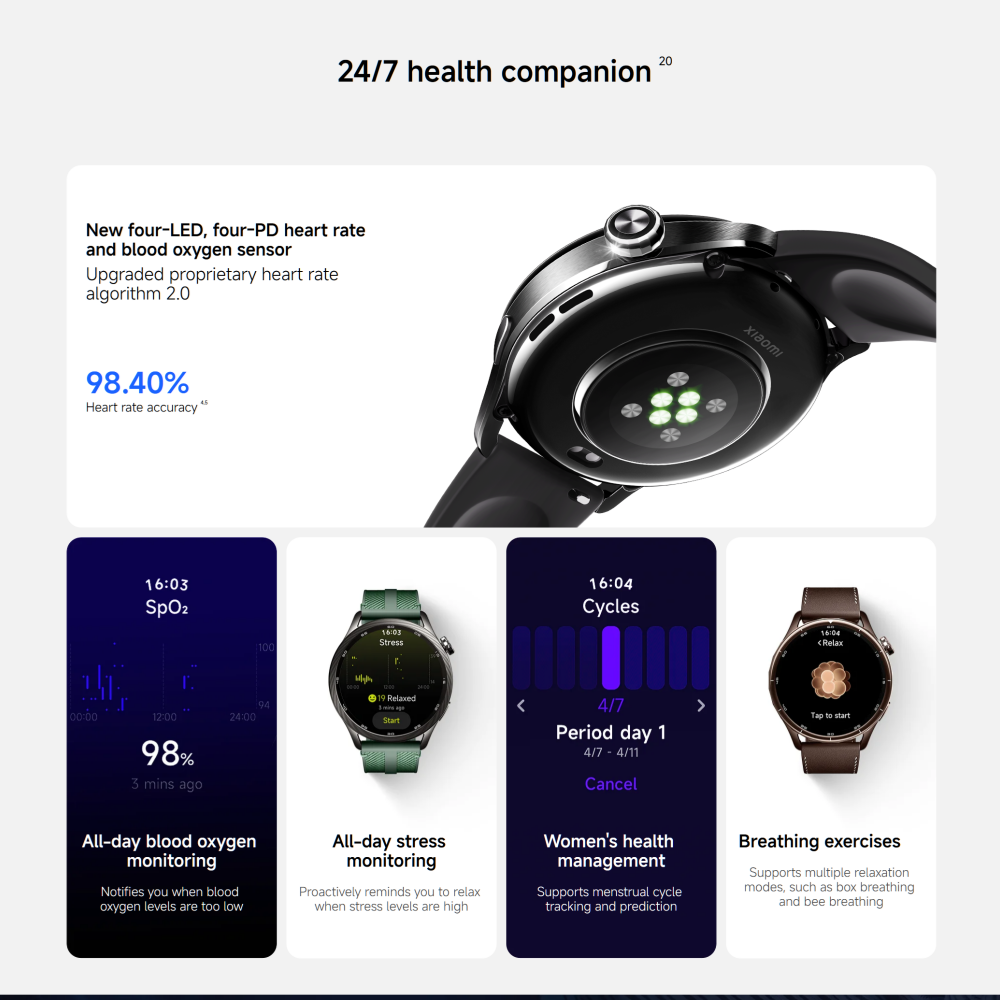 Xiaomi Watch S5 Smartwatch, gl - Timex Watches Smartwatch recensie en prijs
