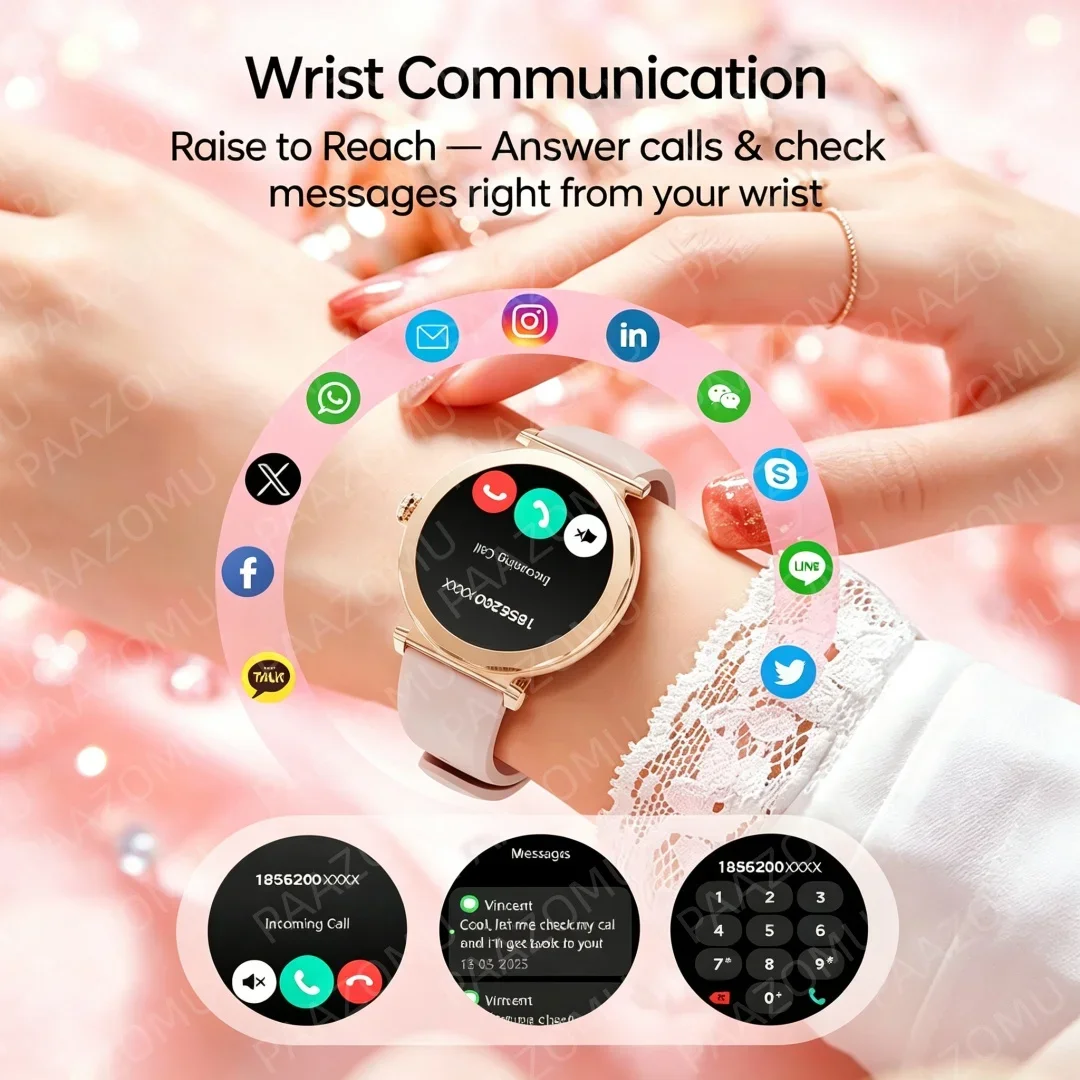 Roze gouden dames smartwatch 2 - Watches Ladies Smartwatch recensie en prijs