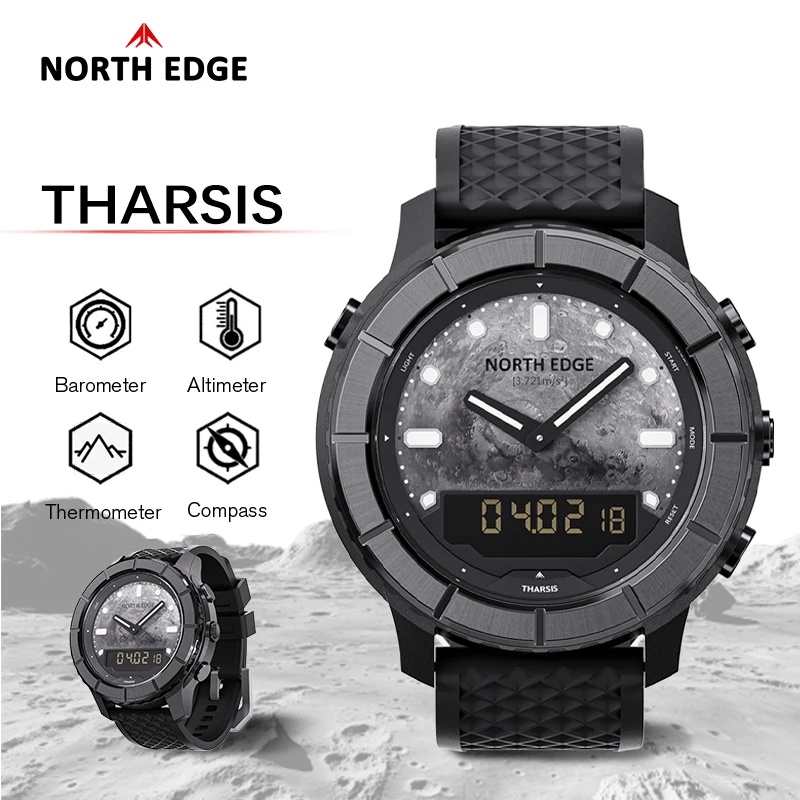 NORTH EDGE THARSIS Herenhorlog - Altimeter Compass Watch recensie en prijs